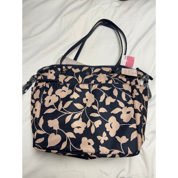 Kate Spade Jae Garden Vine Nylon Baby Bag Diaper Large NWT - Picture 1 of 1